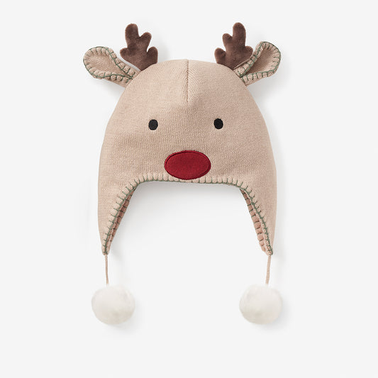 Reindeer Aviator Baby Hat